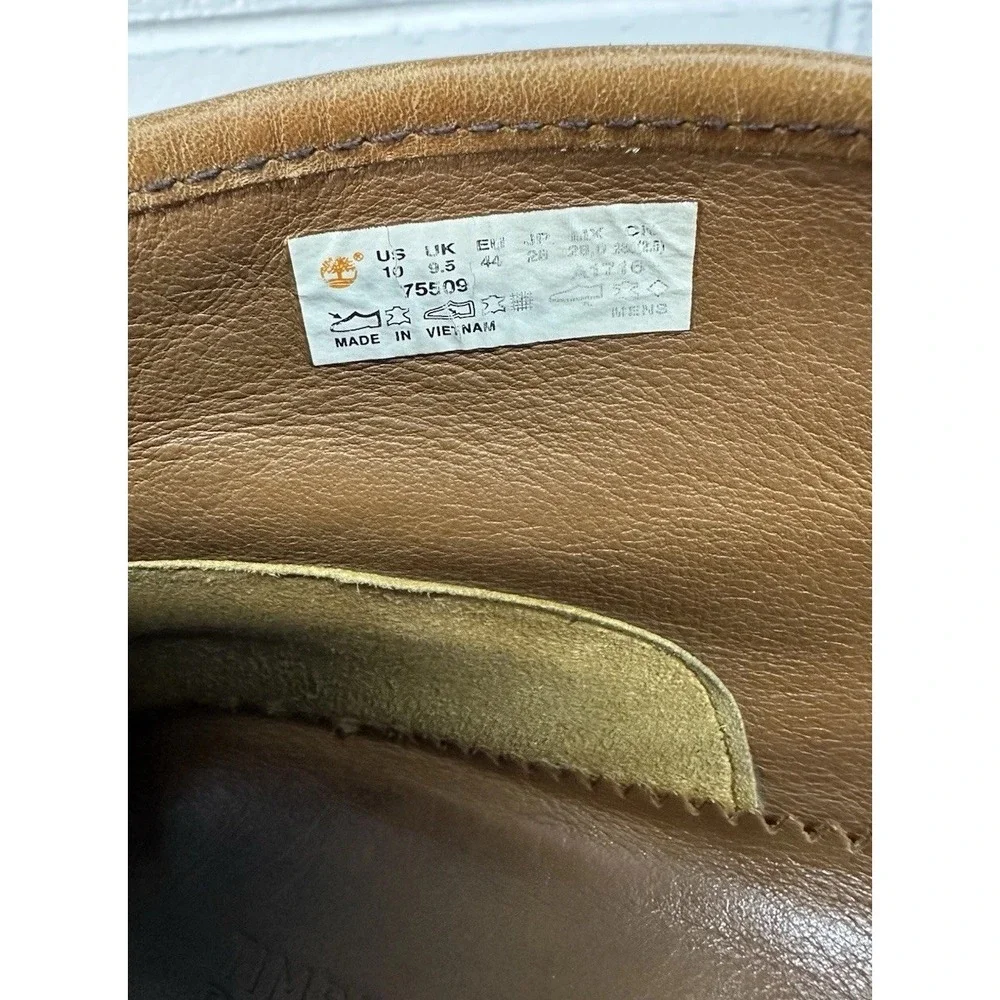 Timberland 75509 Wodehouse Mens 10 Chukka Short Brown Leather Desert Ankle BOOTS